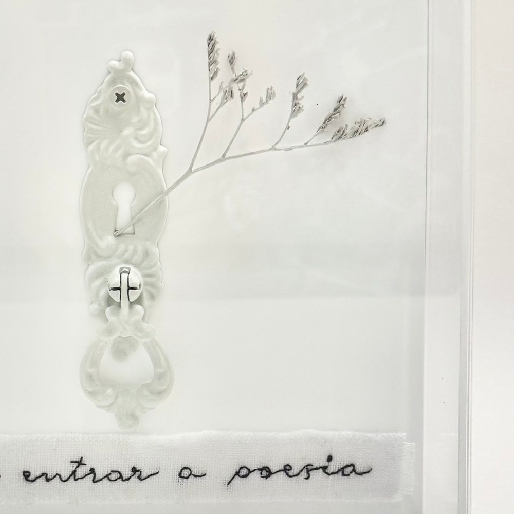 Quadro deixa entrar a poesia